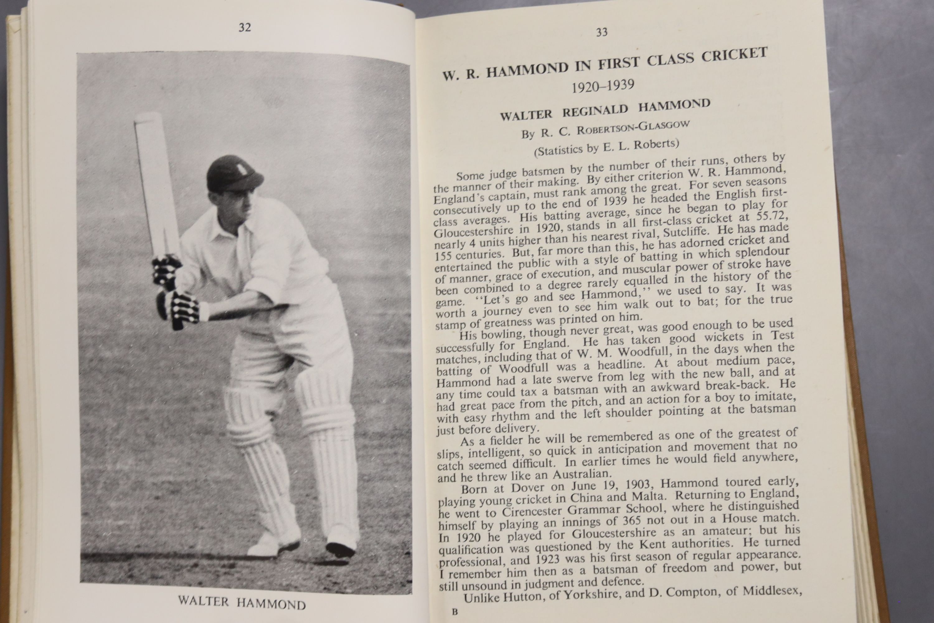 Wisden Cricketers' Almanack, 1942 - pictorial title vignette, photo plates, gilt lettered brown cloth preserving the original pictorial